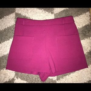 Pink high waisted shorts